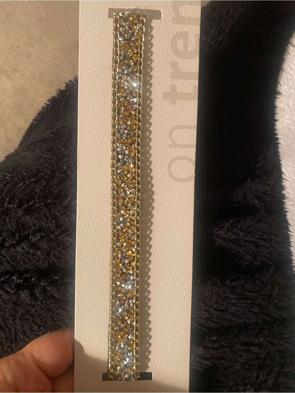 Gold and Silver Crystal headband - Women's Fashion Accessory